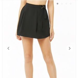 Forever 21 Belted D-Ring Mini Skort
